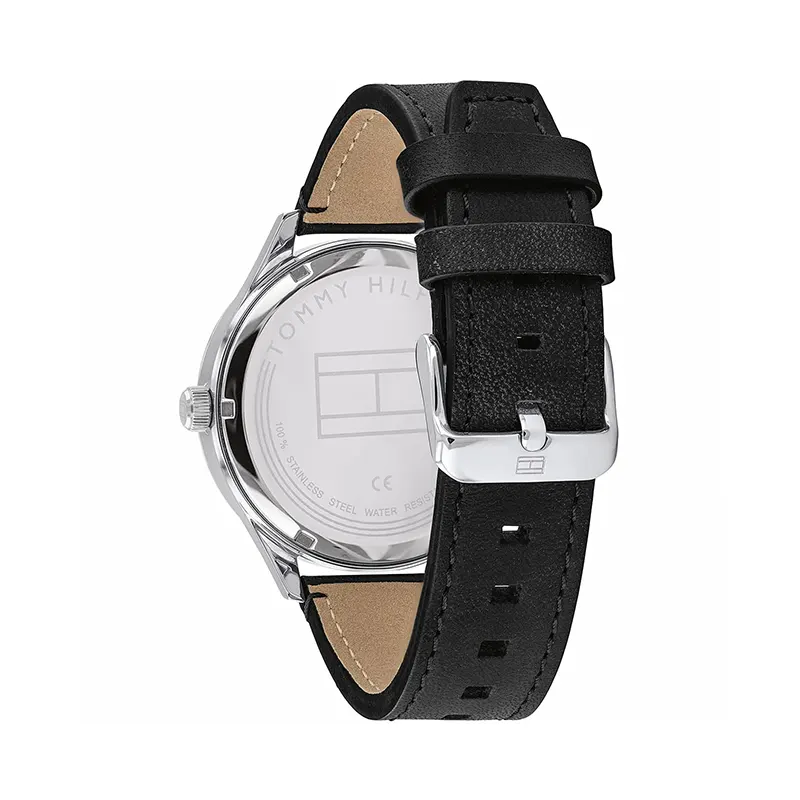 Tommy Hilfiger Spencer Automatic Leather Men's Watch- 1791641